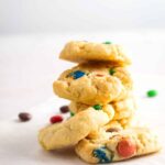 3 Ingredient Sugar Cookies Made With M&Ms In Only 15 Minutes