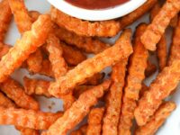 Air Fryer Frozen Sweet Potato Fries | Just 10 Minutes To Make