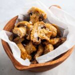 Air Fryer Mushrooms In 15 Minutes | Crispy With Garlic Parmesan Coating