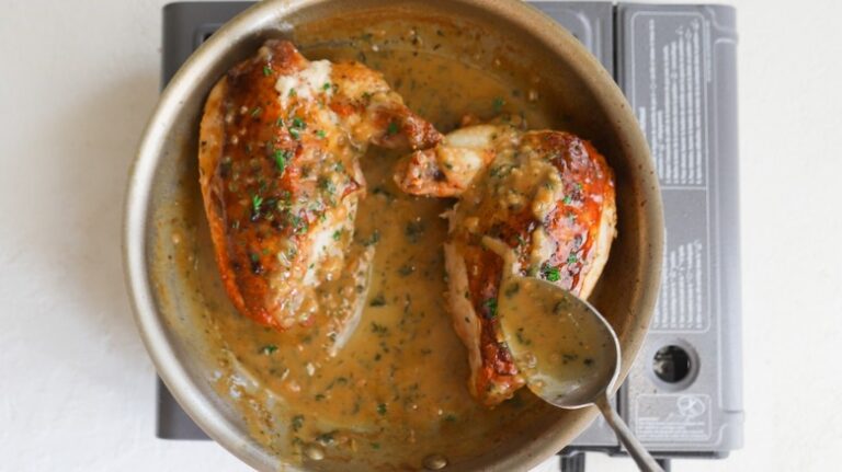 Airline Chicken Breast With Shallot-Mustard Sauce Recipe