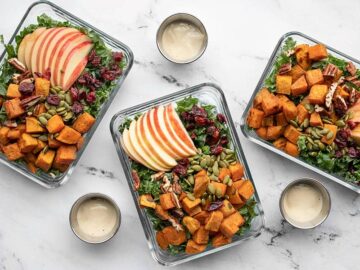 Autumn Kale and Sweet Potato Salad