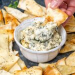 Baked Feta And Spinach Dip