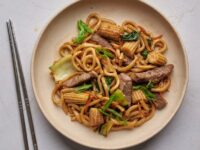 Beef And Udon Noodle Stir Fry Recipe