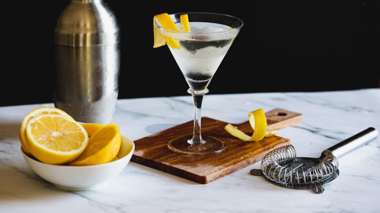 Bond-Style Vesper Martini Cocktail Recipe