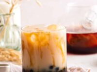 Brown Sugar Milk Tea With Brown Sugar Boba | Easy To Make At Home