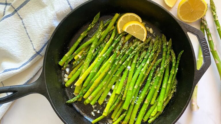 Cast Iron Pan-Fried Asparagus Recipe