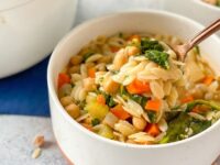 Chickpea Orzo Soup Recipe