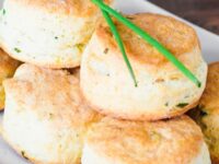 Chives and Cream Cheese Biscuits