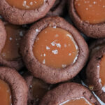 Chocolate Salted Caramel Thumbprint Cookies Recipe