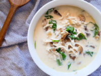 Creamy Chicken Spinach Soup Recipe