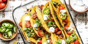 Crispy Baked Beef Tacos