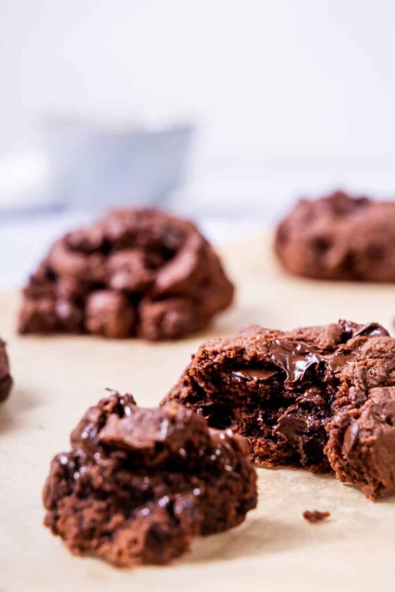 Double Chocolate Chip Cookies | Soft