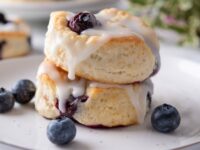 Easy Bo Berry Biscuits (INCREDIBLE Glazed Blueberry Biscuits)