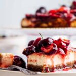 Easy Cherry Cheesecake (The Best Homemade Graham Cracker Crust)