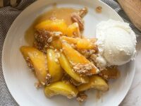 Easy Peach Crisp Recipe