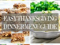 Easy Thanksgiving Dinner Menu Guide