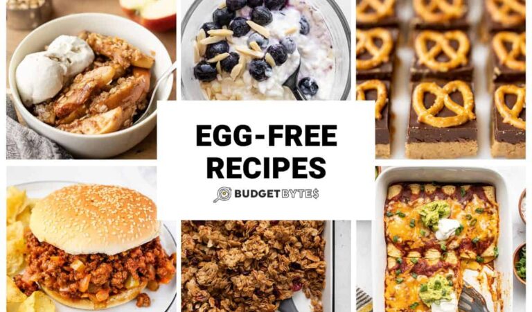 Egg Free Recipes