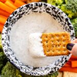 Garlic Herb Whipped Cottage Cheese Dip