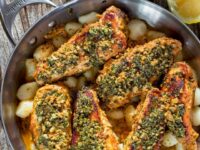 Garlic and Parsley Butter Chicken with Gnocchi
