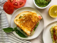 Grilled Pesto Mozzarella Sandwich Recipe
