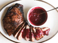Grilled Tri Tip With Blackberry Mustard Recipe