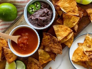 Homemade Chili Lime Tortilla Chips Recipe