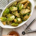 Honey-Balsamic Air Fryer Brussels Sprouts Recipe