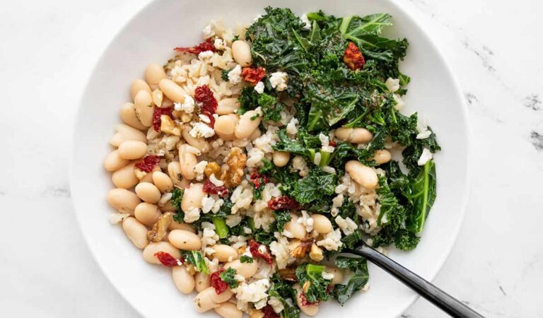 Kale and White Bean Power Bowls