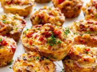 Leftover Ham and Cheese Breakfast Muffins
