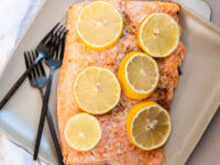 Lemon-Garlic Baked Salmon Recipe