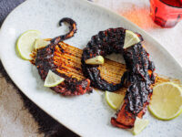Mexican-Inspired Grilled Octopus And Ancho Salsa Recipe