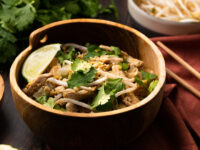 Mushroom And Chicken Pad Thai Recipe
