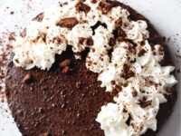 No Bake Chocolate Pie | Rich & Creamy Filling On Oreo Pie Crust