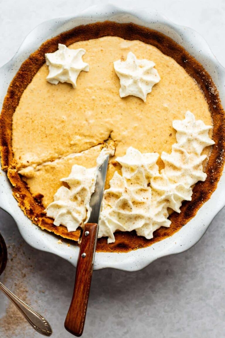 No Bake Pumpkin Pie | Easy To Make & Only Takes 10 Minutes To Prepare