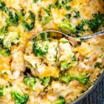 One Pot Cheesy Chicken Broccoli Rice Casserole