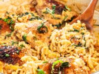 One Pot Chicken and Orzo