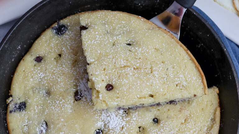 Oven-Baked Blueberry Pancakes Recipe