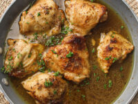 Pan-Fried Chicken Thighs Recipe
