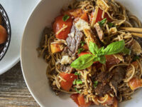 Panzanella-Style Beef And Noodles Summer Salad Recipe