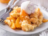 Peach Cobbler With Canned Peaches