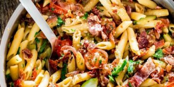 Penne with Prosciutto