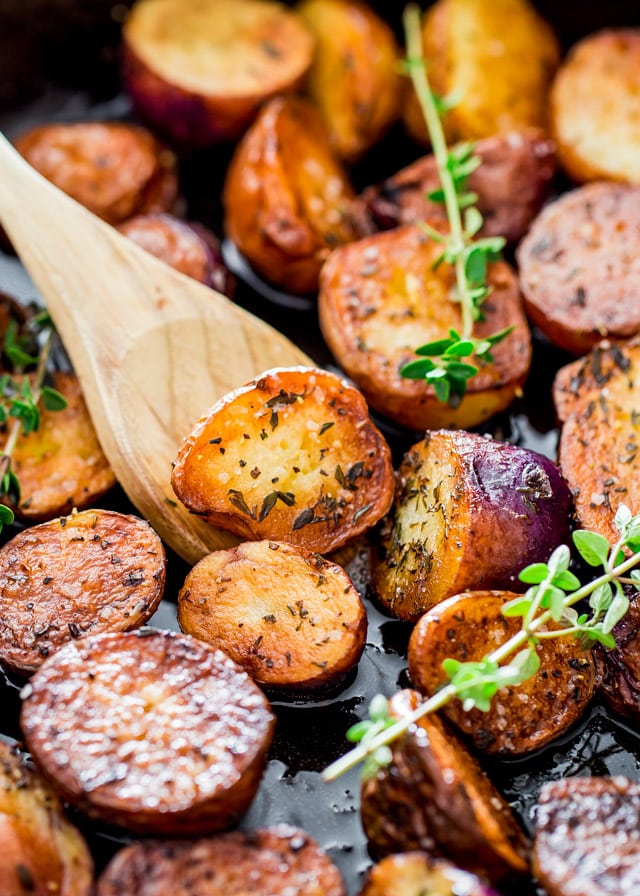 Perfect Thyme Skillet Potatoes