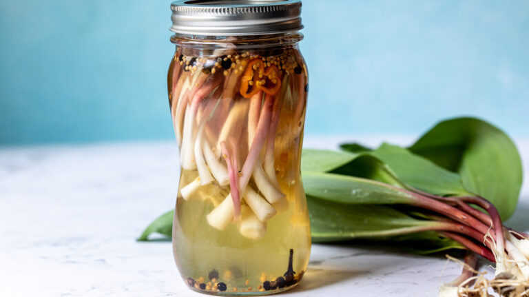 Pickled Ramps With A Kick Recipe