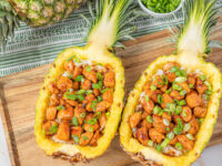 Pineapple Teriyaki Chicken Boat Recipe