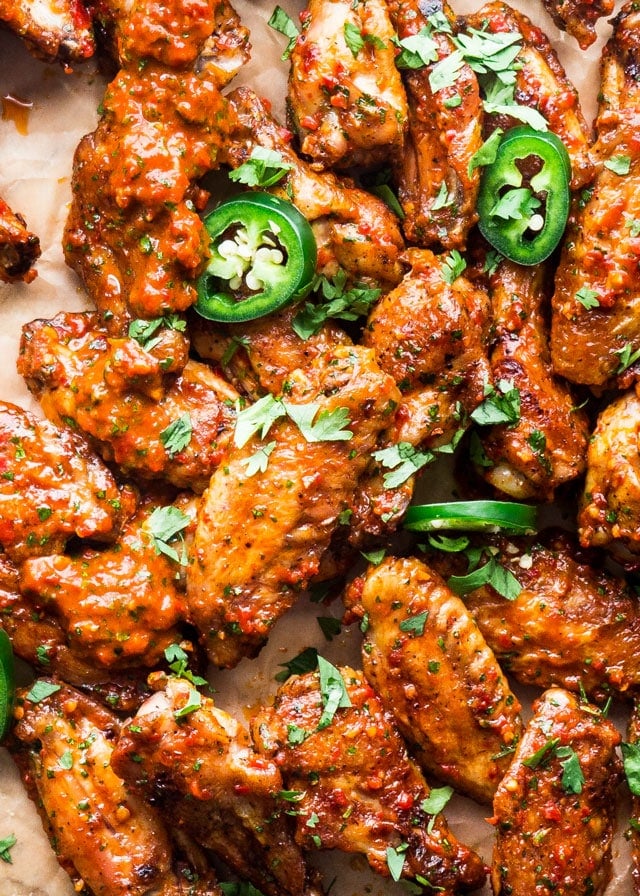 Red Chimichurri Chicken Wings