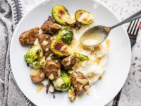 Roasted Brussels Sprout Bowls