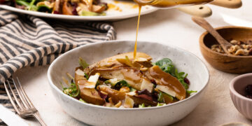 Roasted Pear And Manchego Salad Recipe