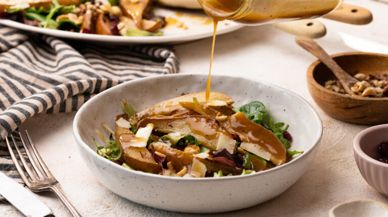 Roasted Pear And Manchego Salad Recipe