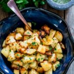 Roasted Potatoes With Garlic Sauce