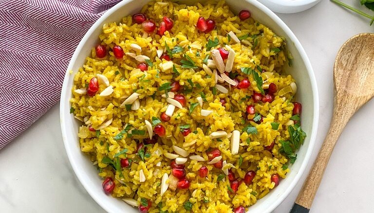 Saffron Rice Pilaf Recipe